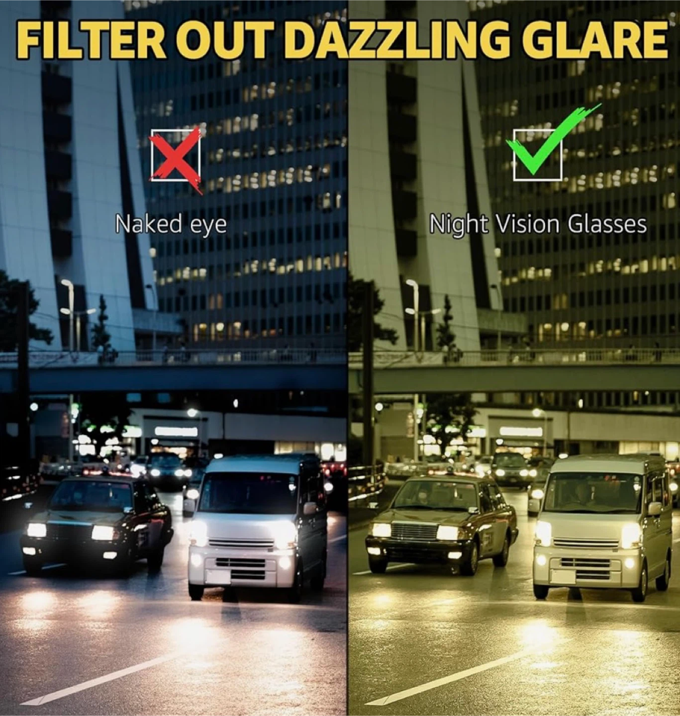 Women’s polarized night vision glasses - photo 2