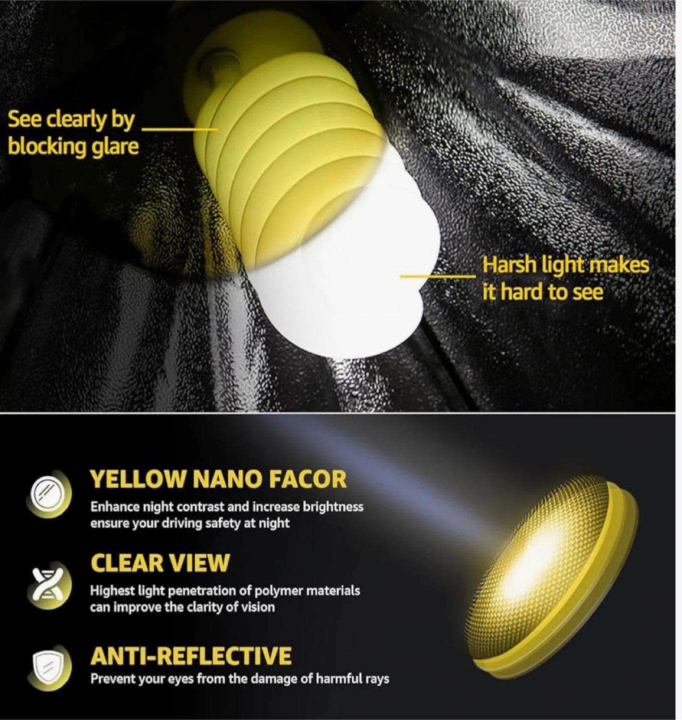 Women’s polarized night vision glasses - photo 3