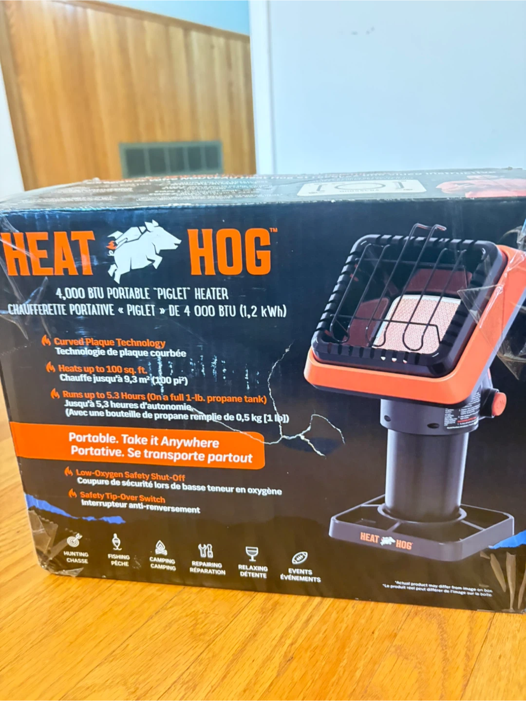 Heat Hog 4,000 BTU Portable "Piglet" Heater
