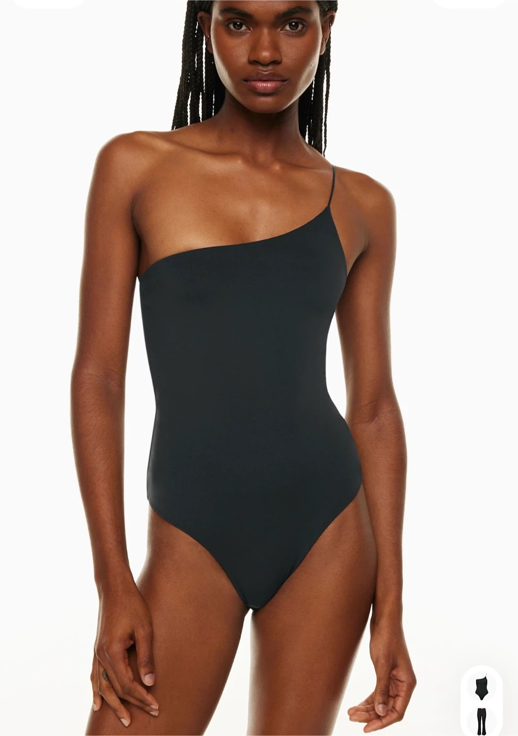 Dynamite Black One-Shoulder Bodysuit - L - photo 3