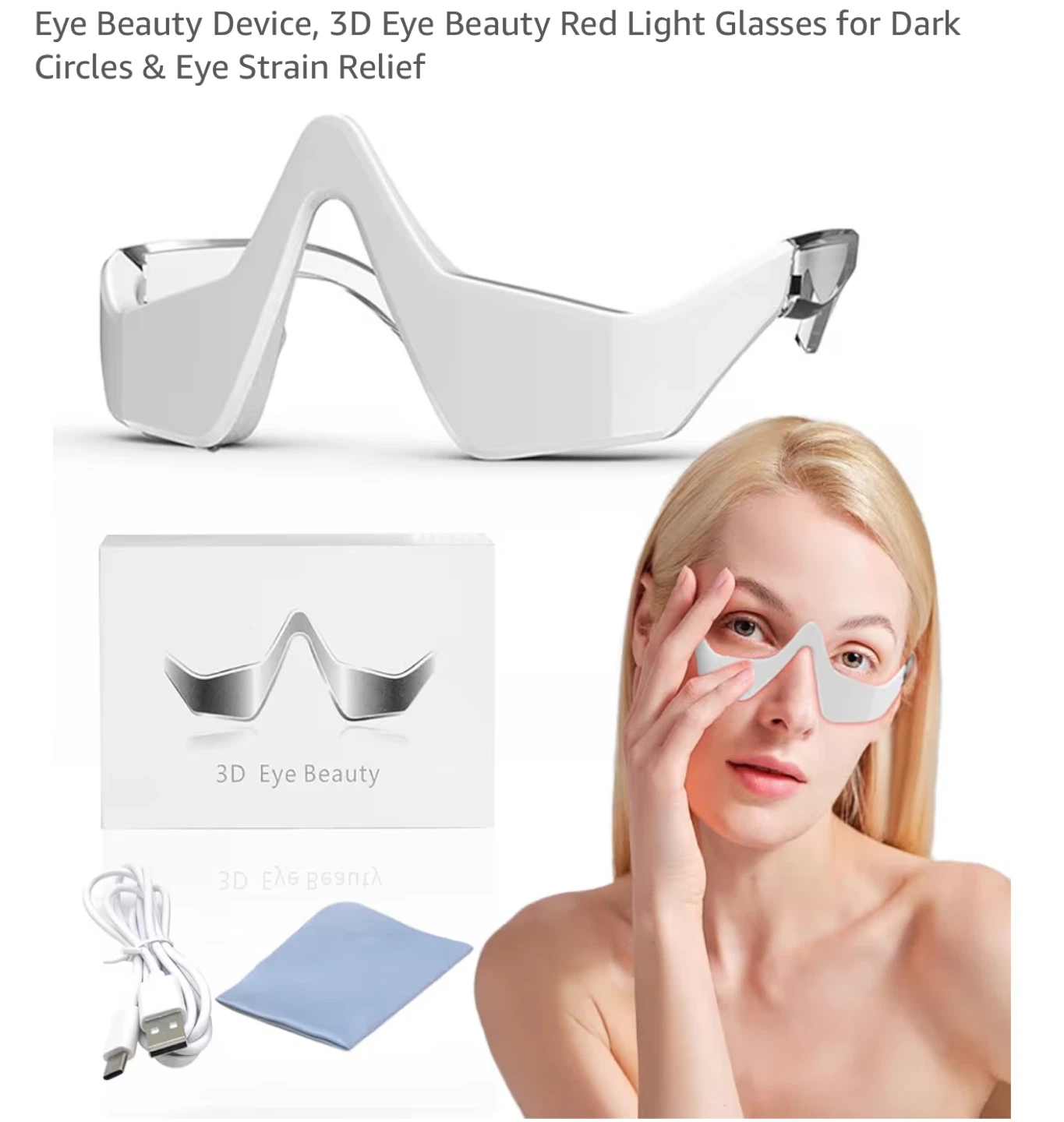 3D Eye Beauty Device with Red Light - photo 2