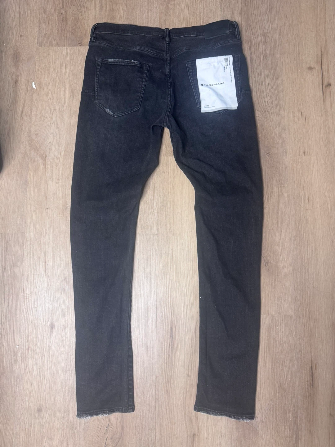 Purple Brand Men's Black Distressed Jeans - photo 2