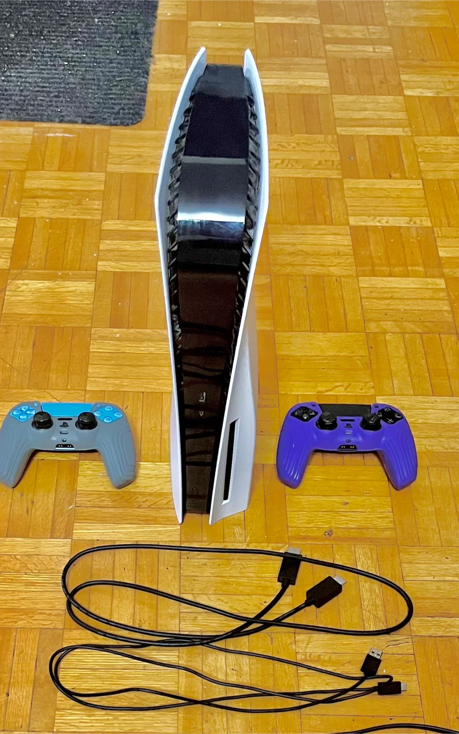 PlayStation 5 Console with Two Controllers