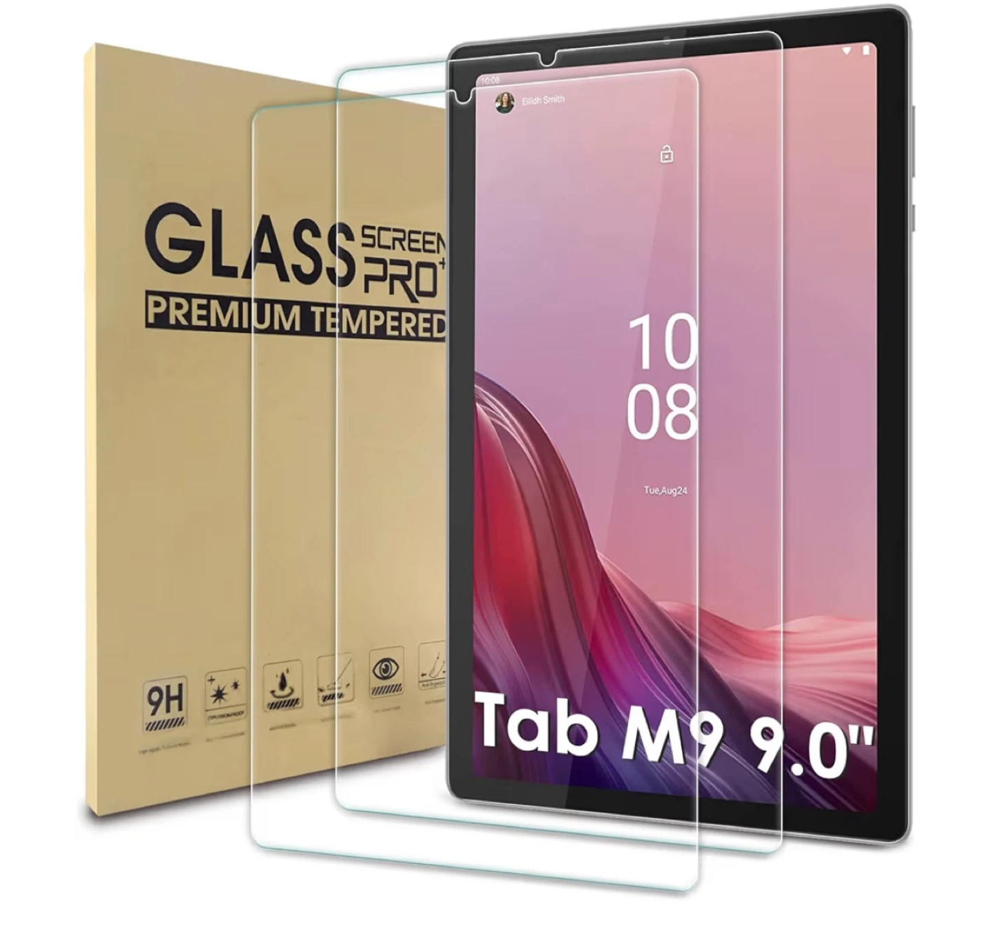 2pc screen protector Lenovo Tab M9. 9”compatible, new