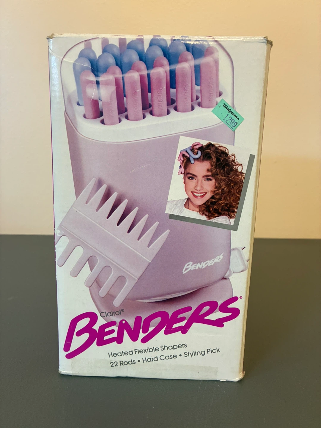 Clairol Benders Heated Flexible Hair Shapers Set with Hard Case - photo 2
