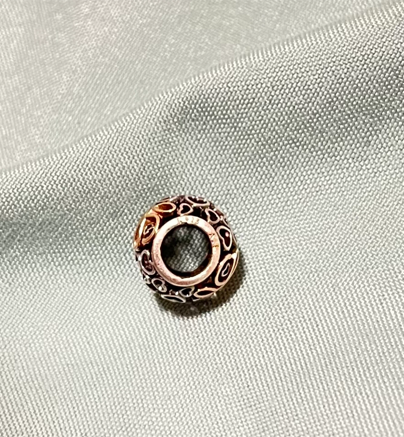 Pandora 14k gold and silver charm - photo 2