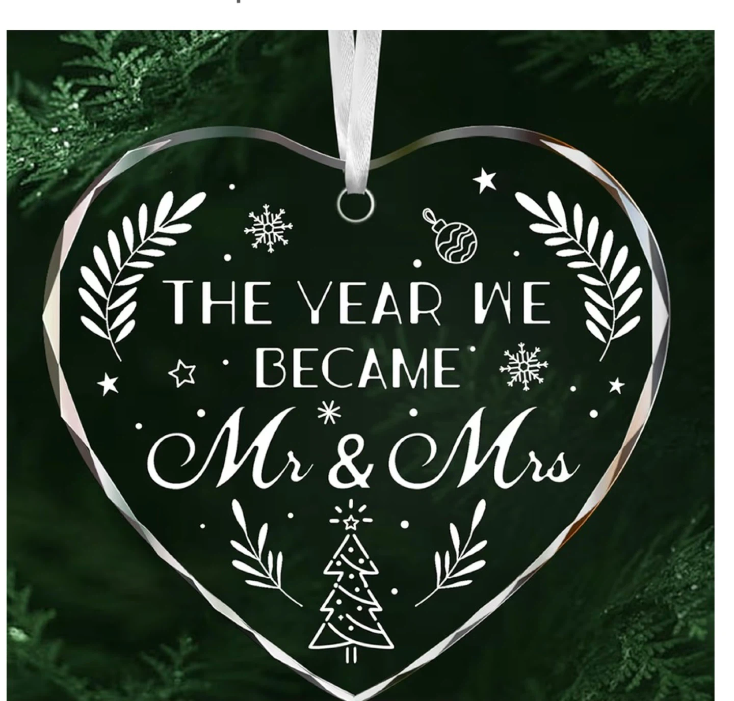 Wedding gift for couple.  “The Year we became Mr. & Mrs”