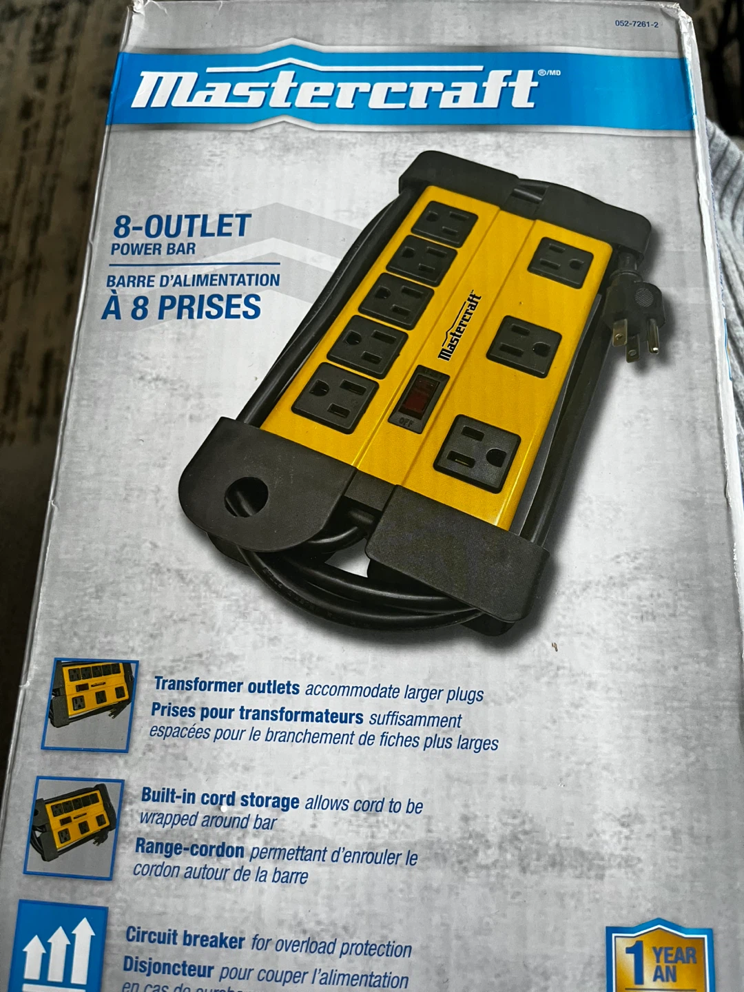 Mastercraft 8-Outlet Power Bar