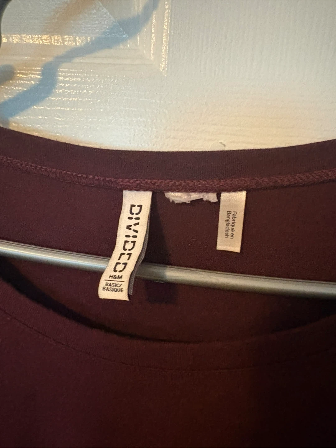 H&M Divided Burgundy Crew Neck Dress - photo 2
