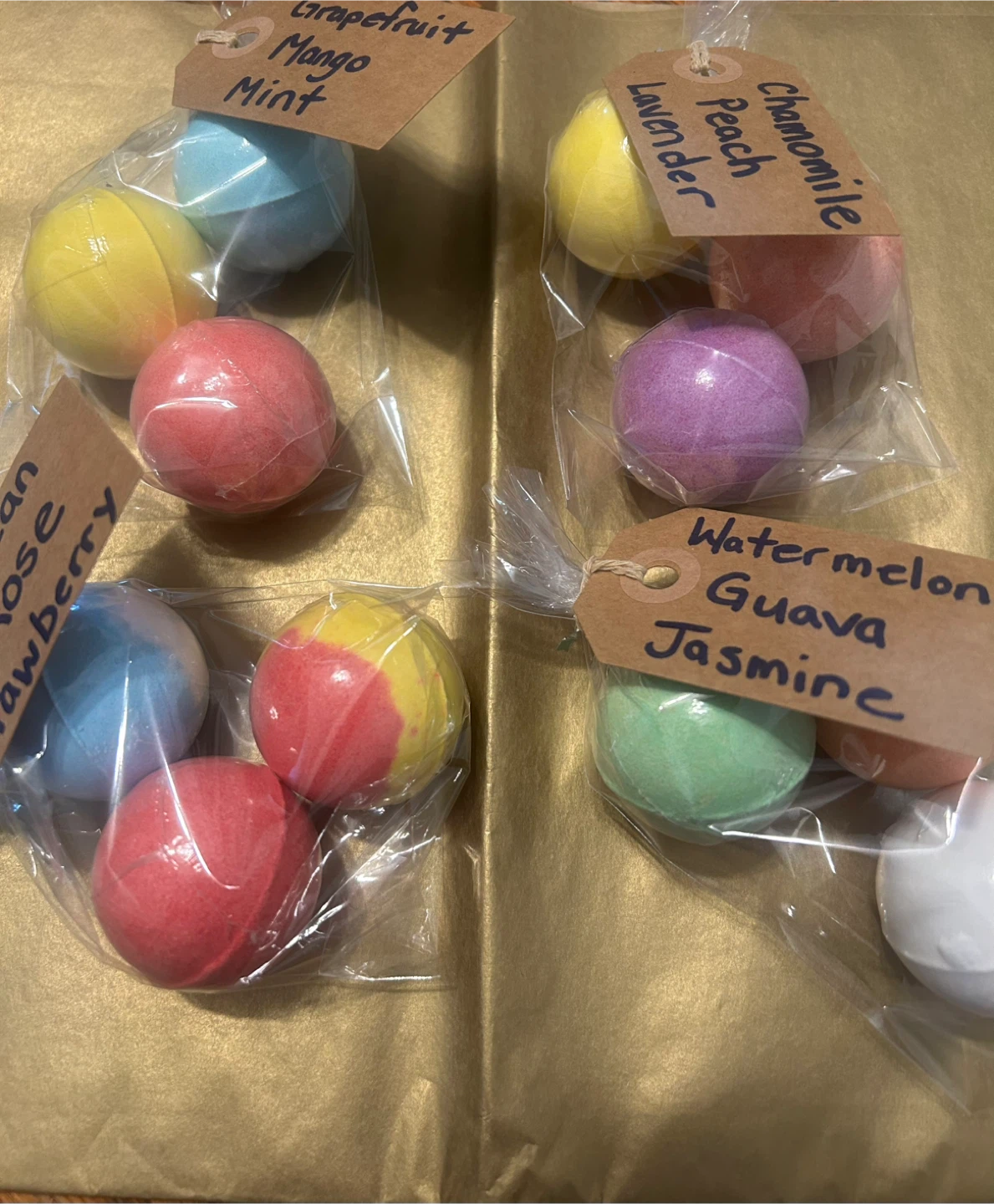 Assorted Scented Bath Bombs