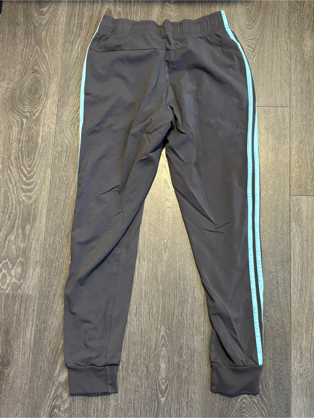 adidas grey and blue striped joggers - photo 2