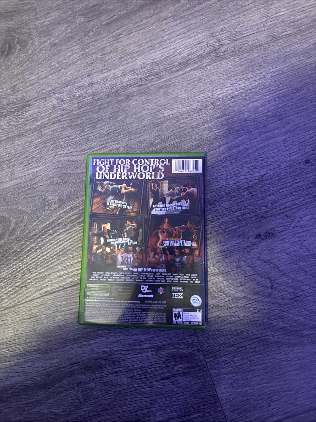 Def Jam Fight for NY XBOX Game - photo 3