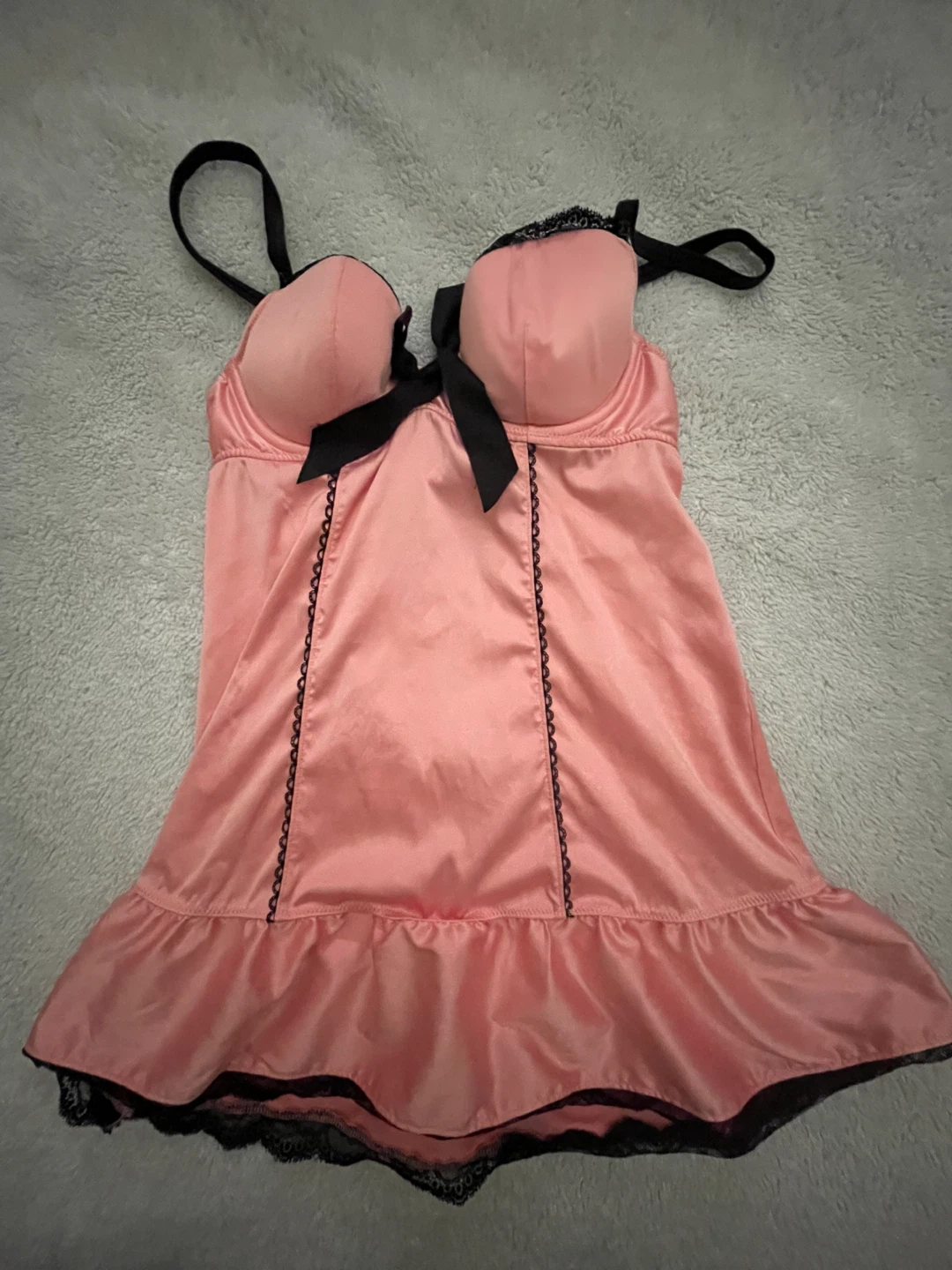 La Senza Pink Babydoll Lingerie XS/TP - photo 2