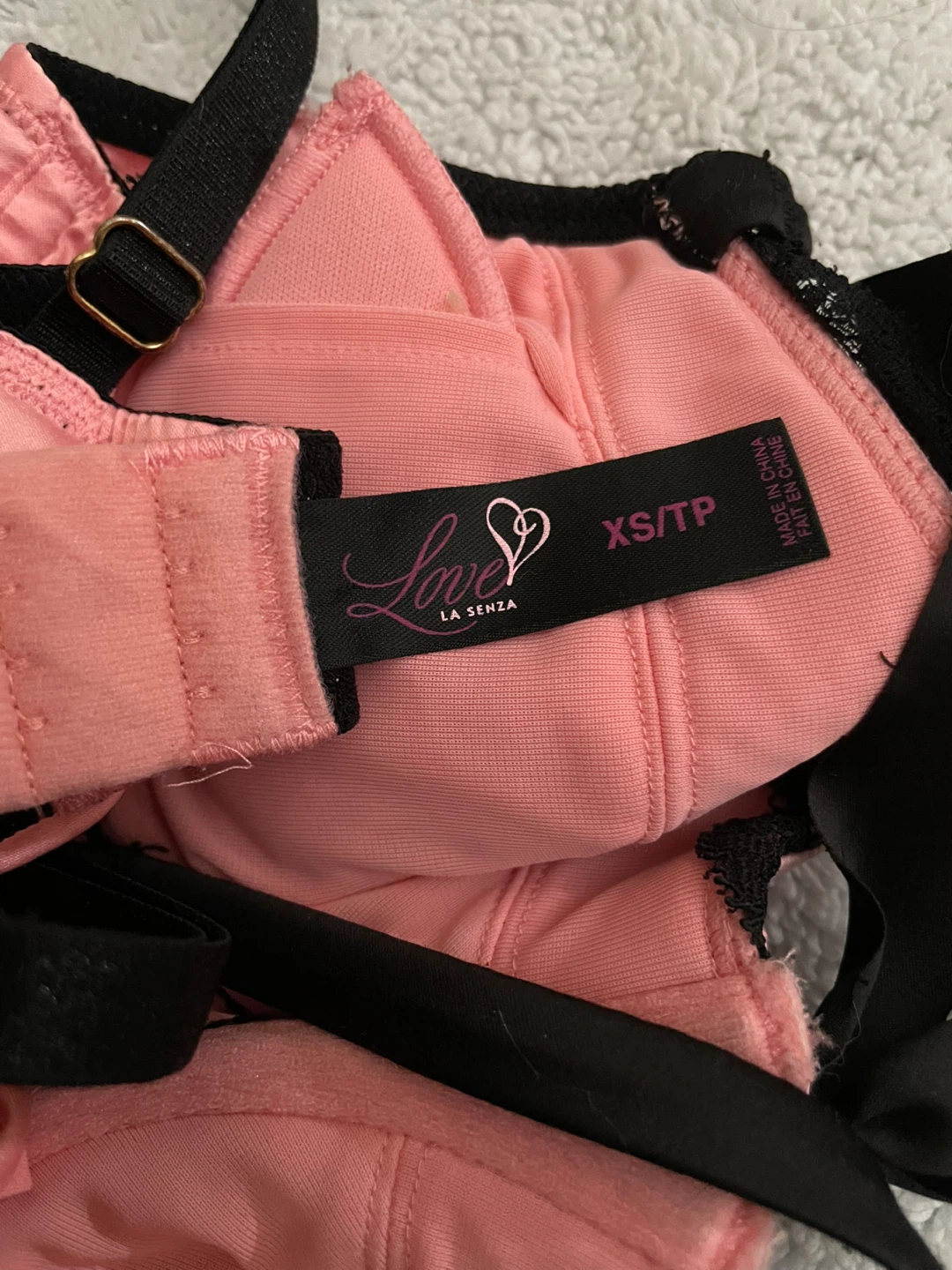 La Senza Pink Babydoll Lingerie XS/TP - photo 3