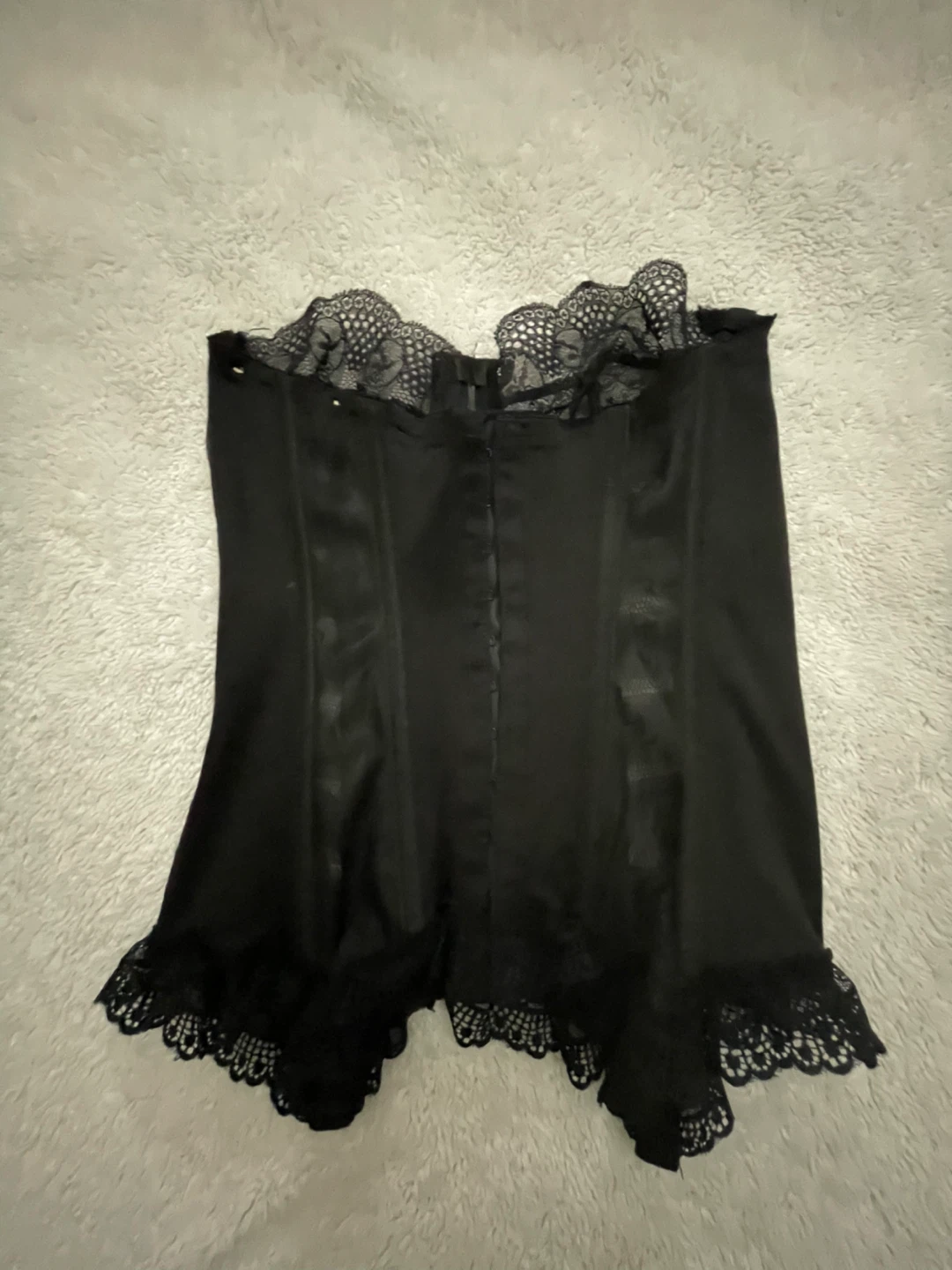 Black Lace Corset Bustier - photo 2