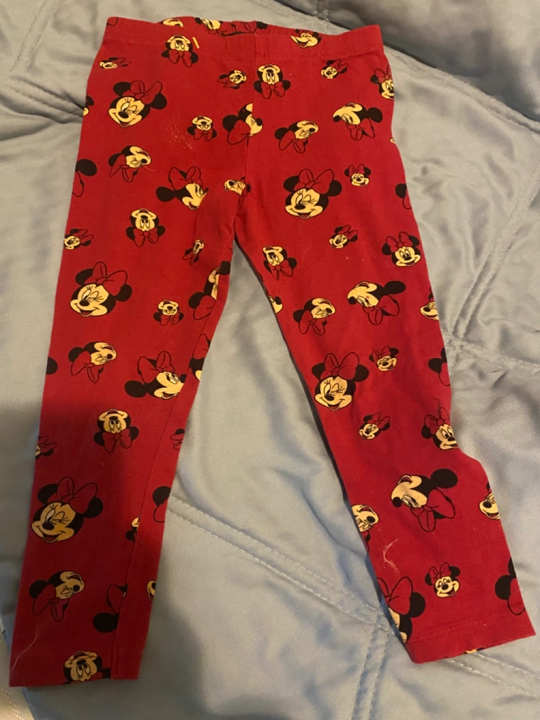 Disney at Primark Minnie Mouse Leggings Red Size 5-6 Years - photo 2