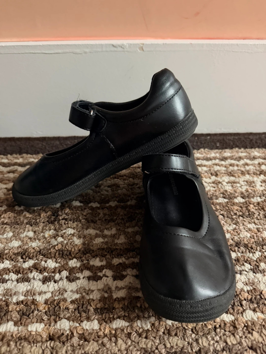 Black Mary Jane Shoes with Strap - Size US 1 / UK 13 / EU 32 - photo 2