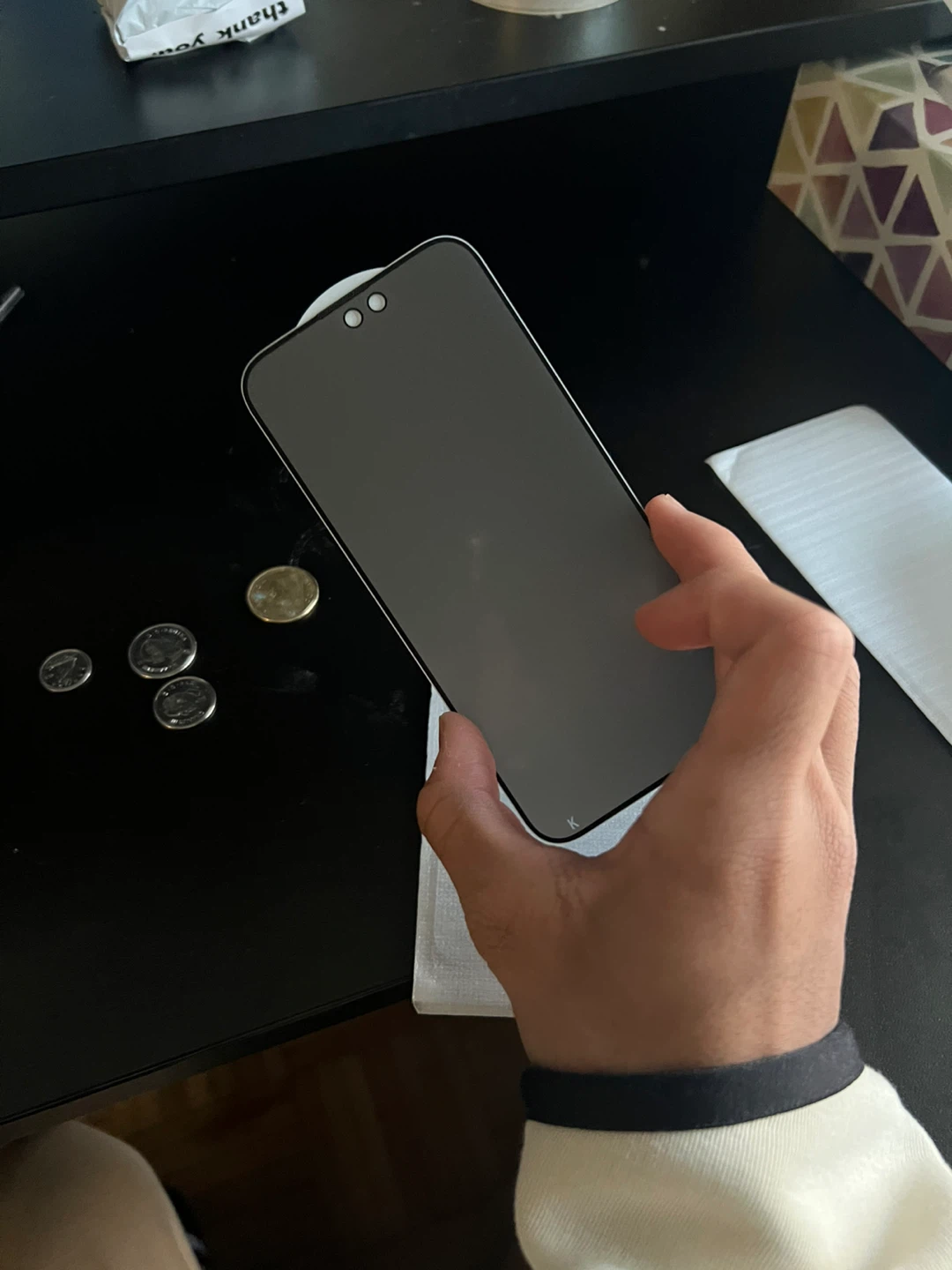 Privacy Screen Protector for iPhone 16 Pro max - photo 3