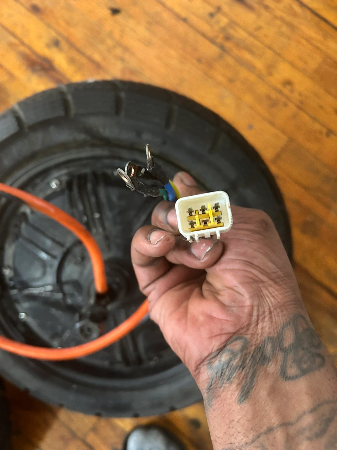 Electric Scooter Hub Motor Wheels (2) with Tires