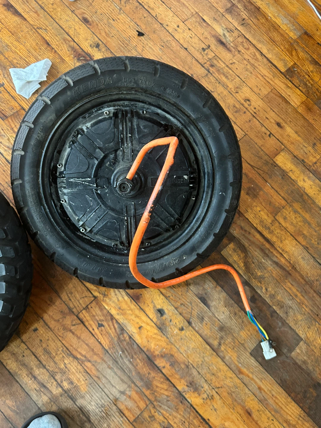 Electric Scooter Hub Motor Wheels (2) with Tires - photo 4
