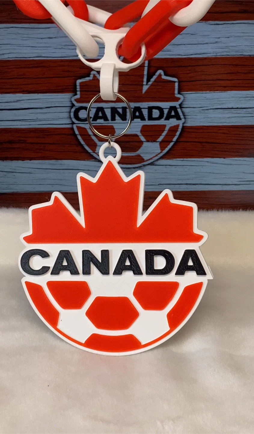 Canada Maple Leaf Soccer Necklace - photo 3