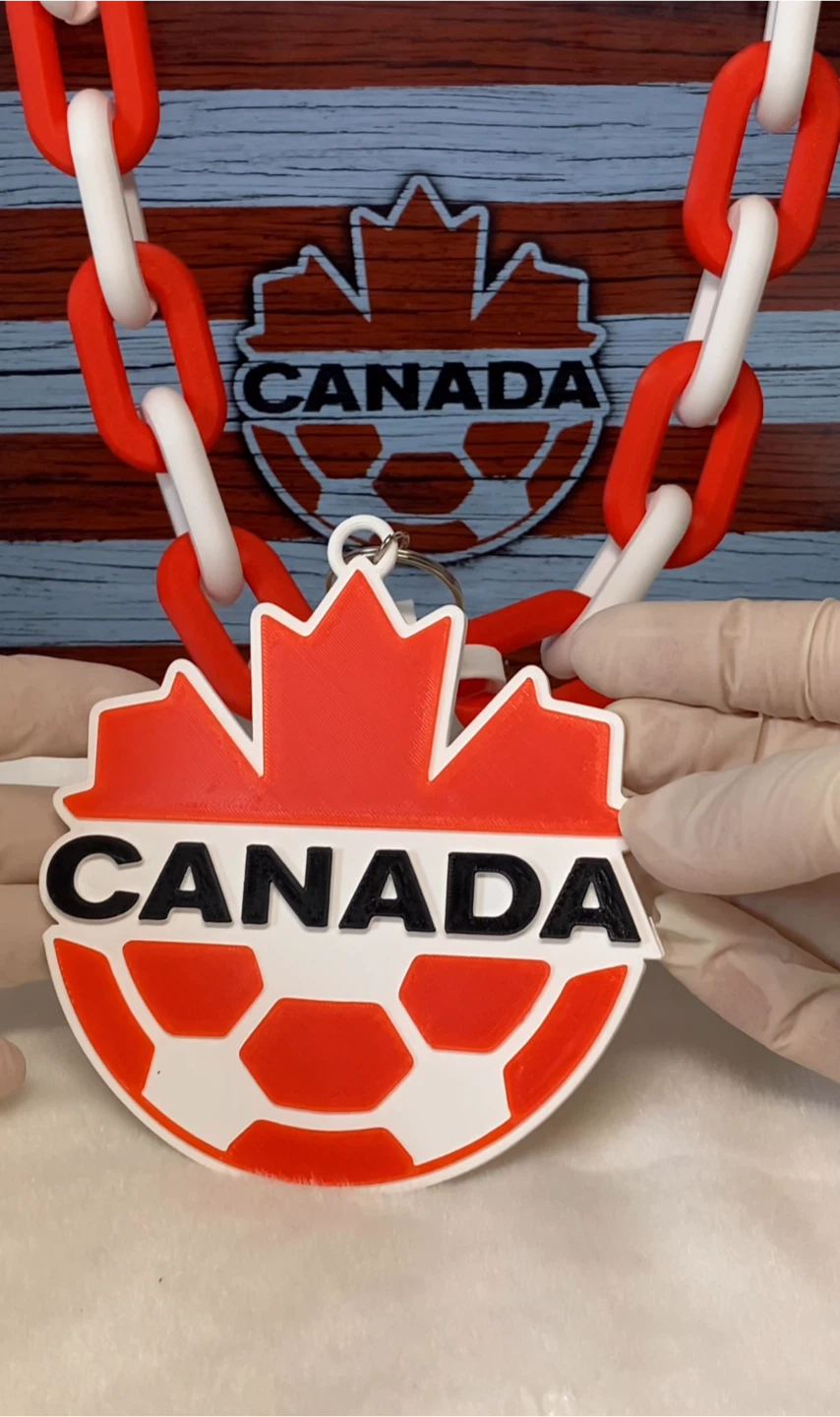 Canada Maple Leaf Soccer Necklace - photo 2