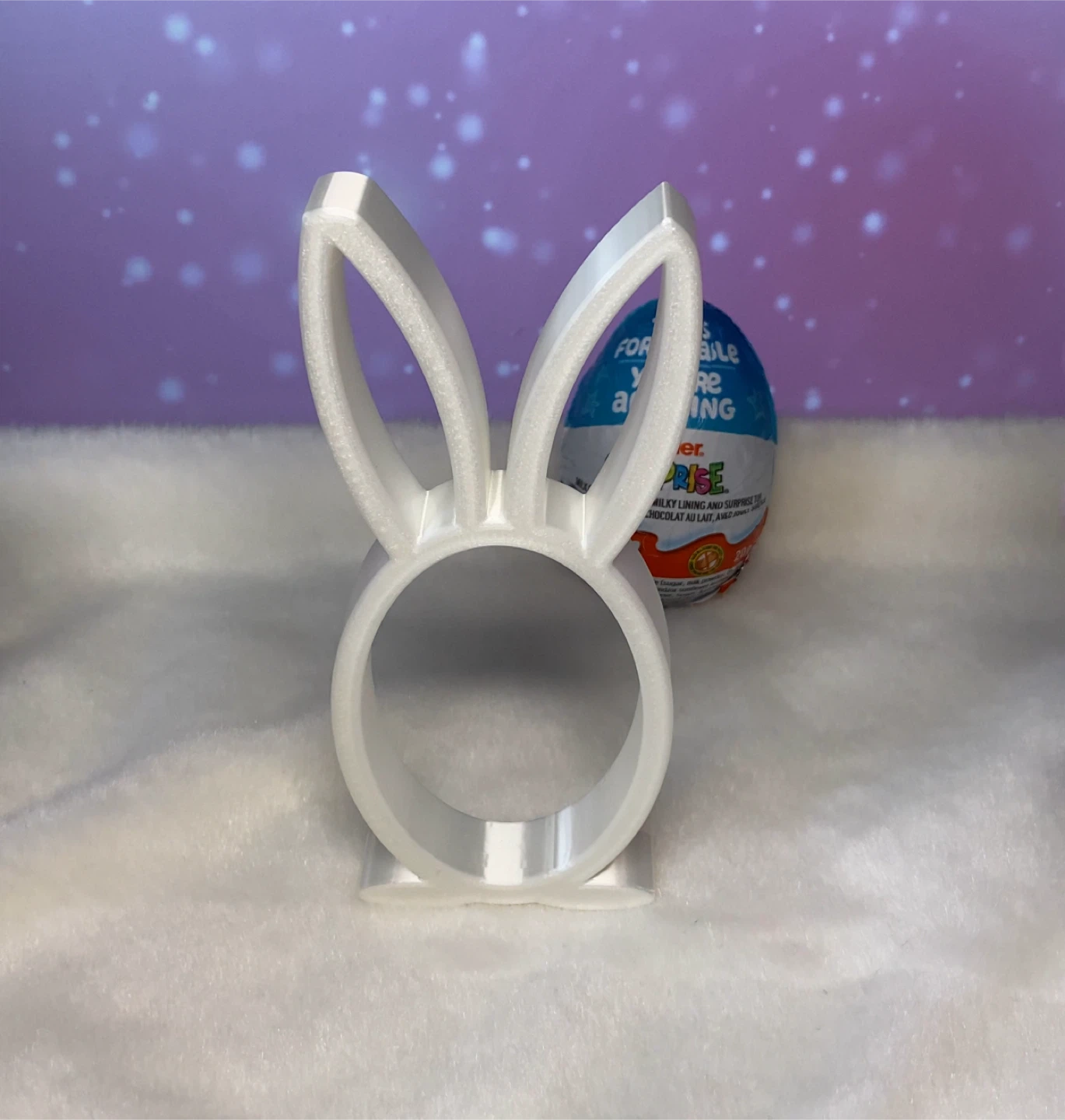 3D Printed Bunny Kinder Egg Holder Stand