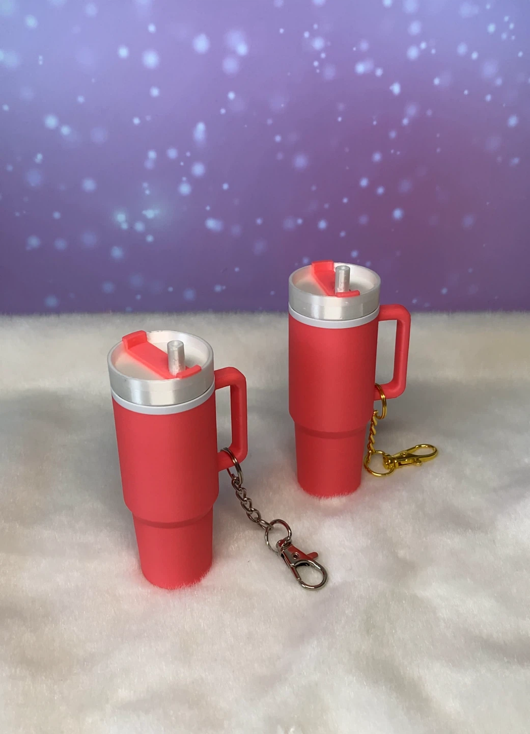 Miniature Tumbler Keychain - Pink - photo 5