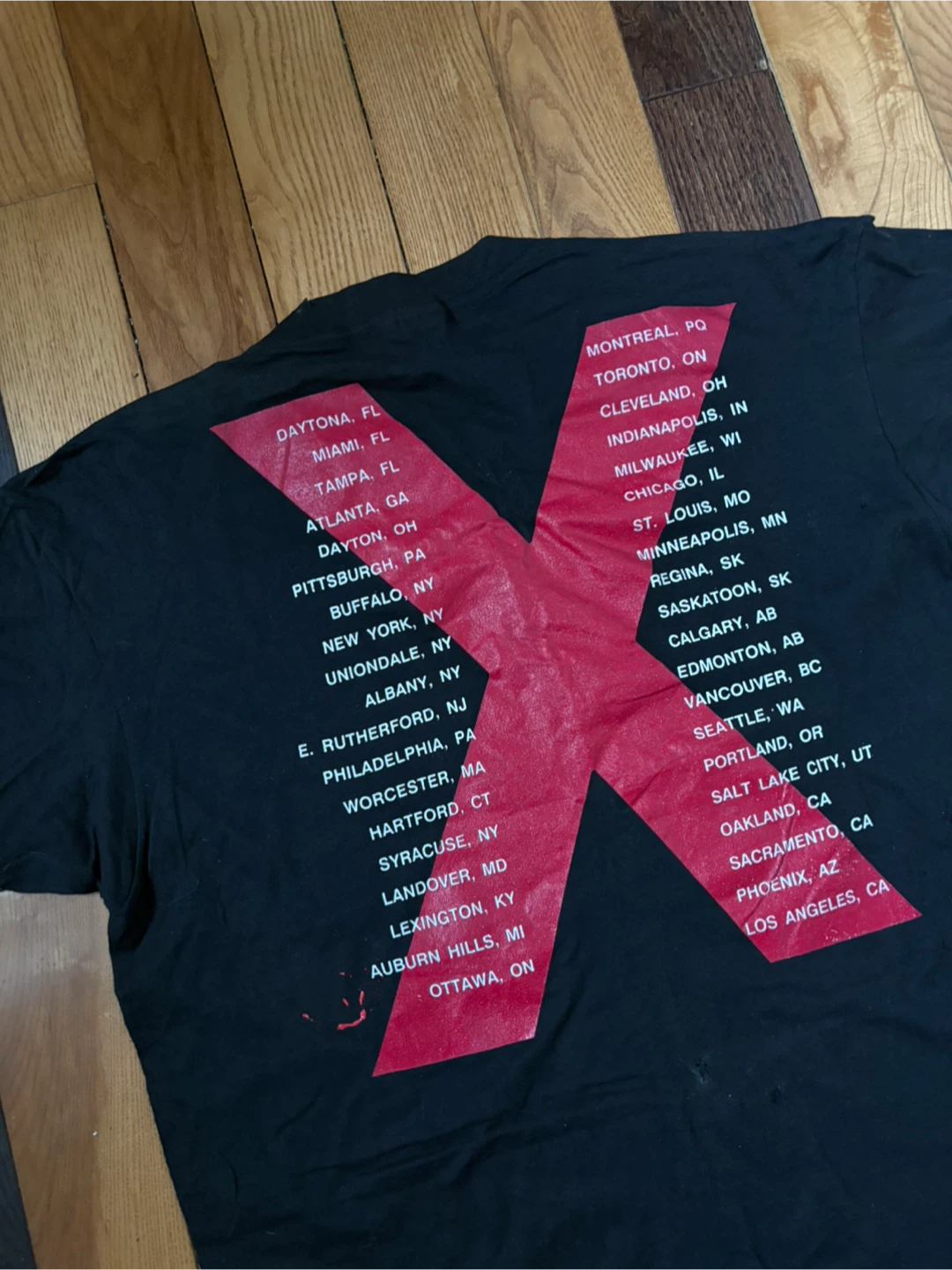Vintage 1990 INXS band tee tour shirt XL brockum 90s - photo 4