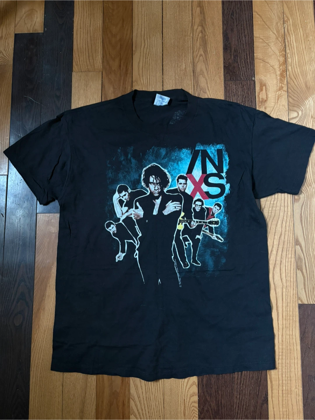 Vintage 1990 INXS band tee tour shirt XL brockum 90s
