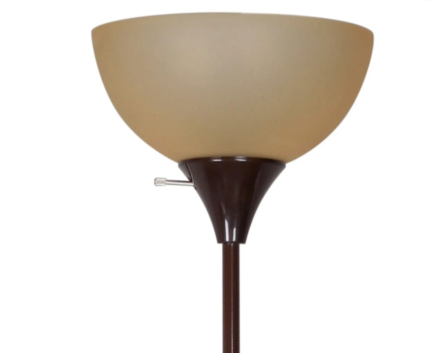 Mainstays 71" Brown Floor Lamp, Modern Design - photo 2