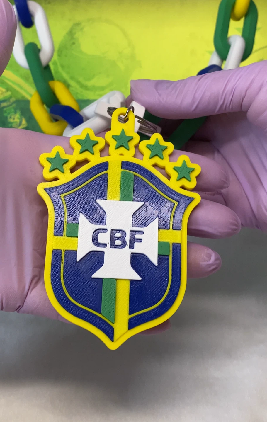 CBF Brazil National Football Team necklace - photo 3