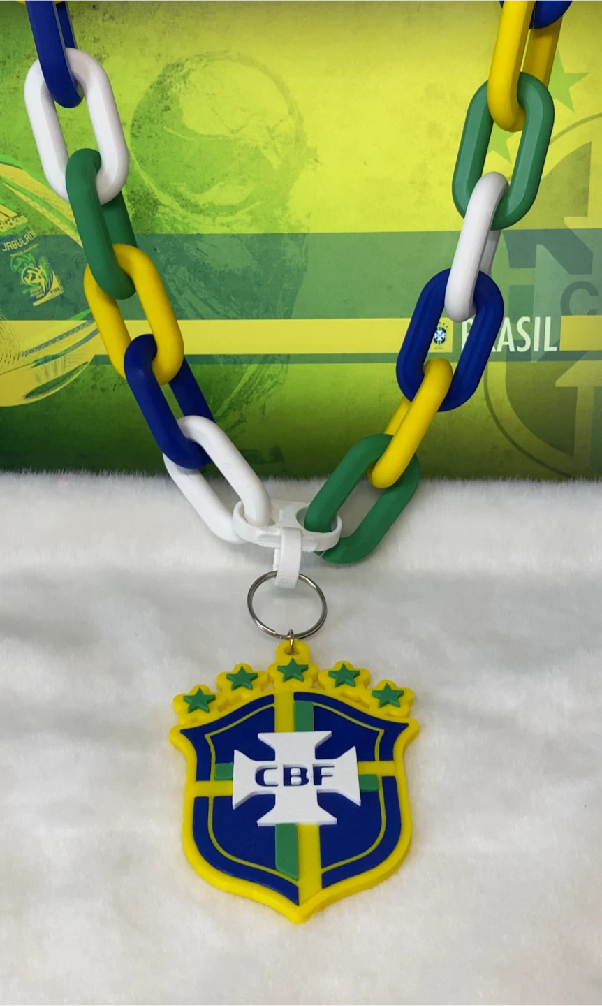 CBF Brazil National Football Team necklace