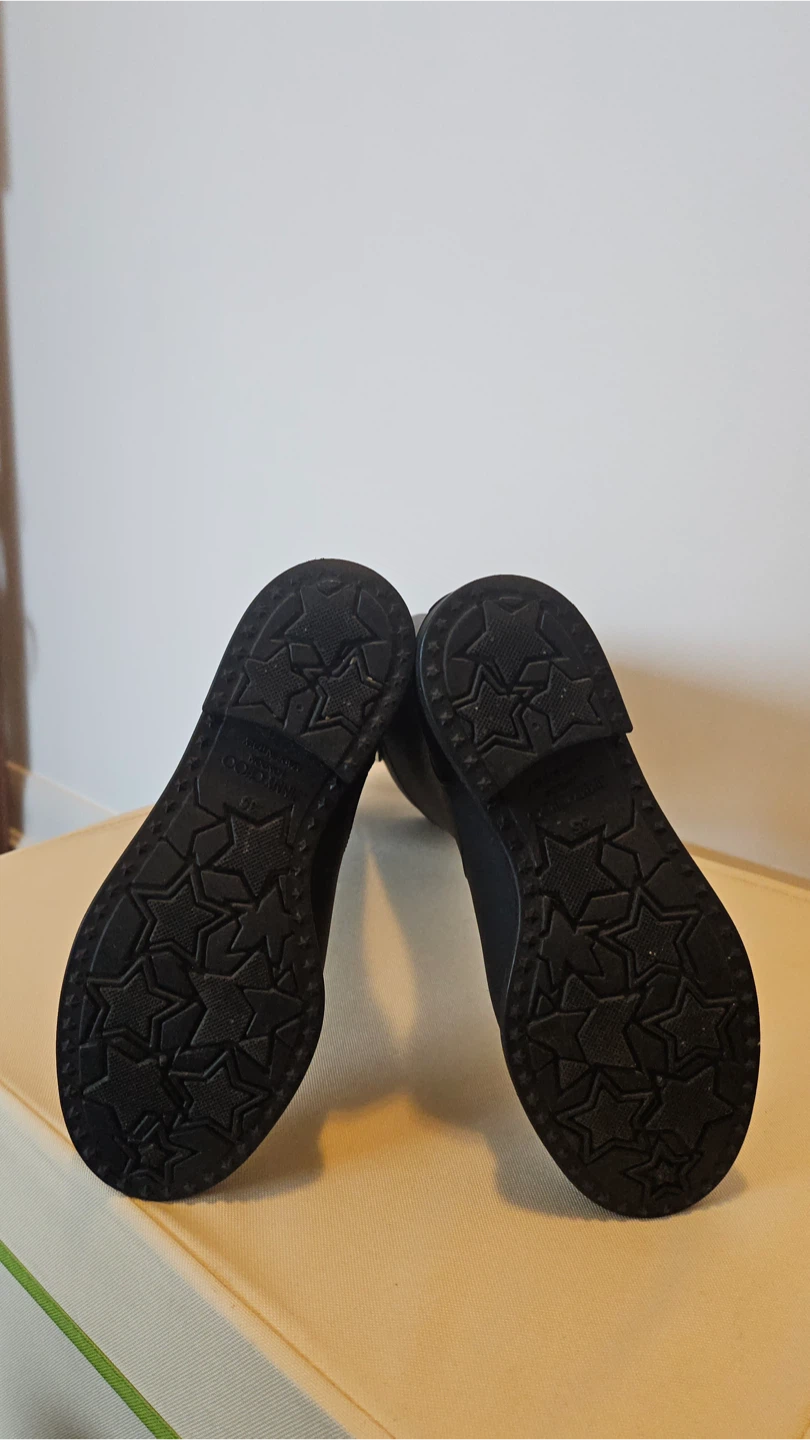 Jimmy Choo Black Rubber Riding Boots Size 5 - photo 4