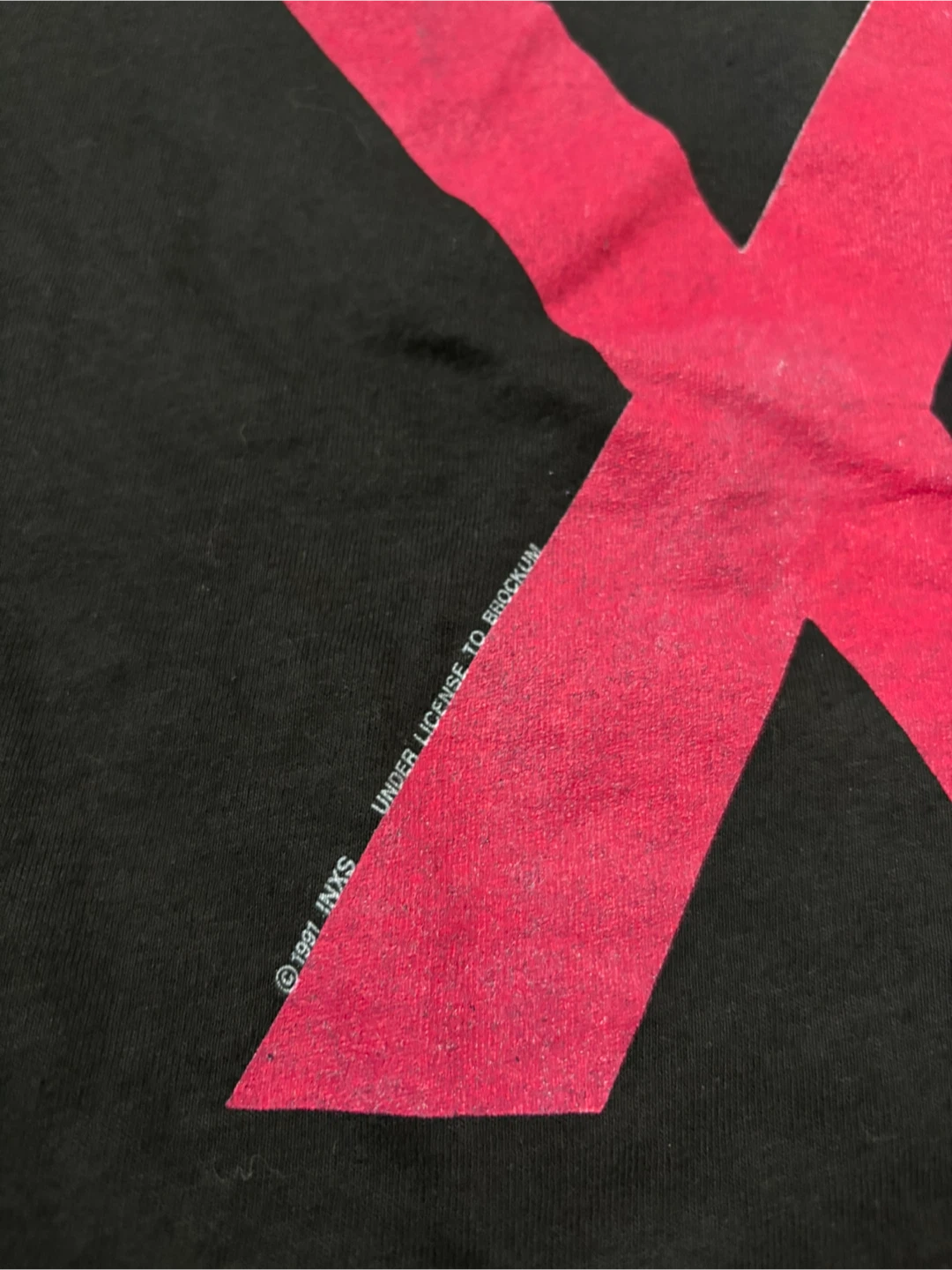 Vintage 1991 INXS band tee XL tour tee rare 90s - photo 2