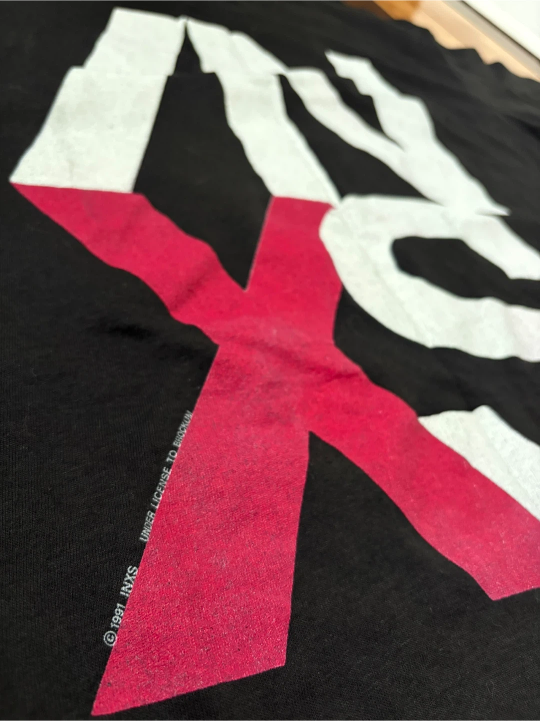 Vintage 1991 INXS band tee XL tour tee rare 90s - photo 5