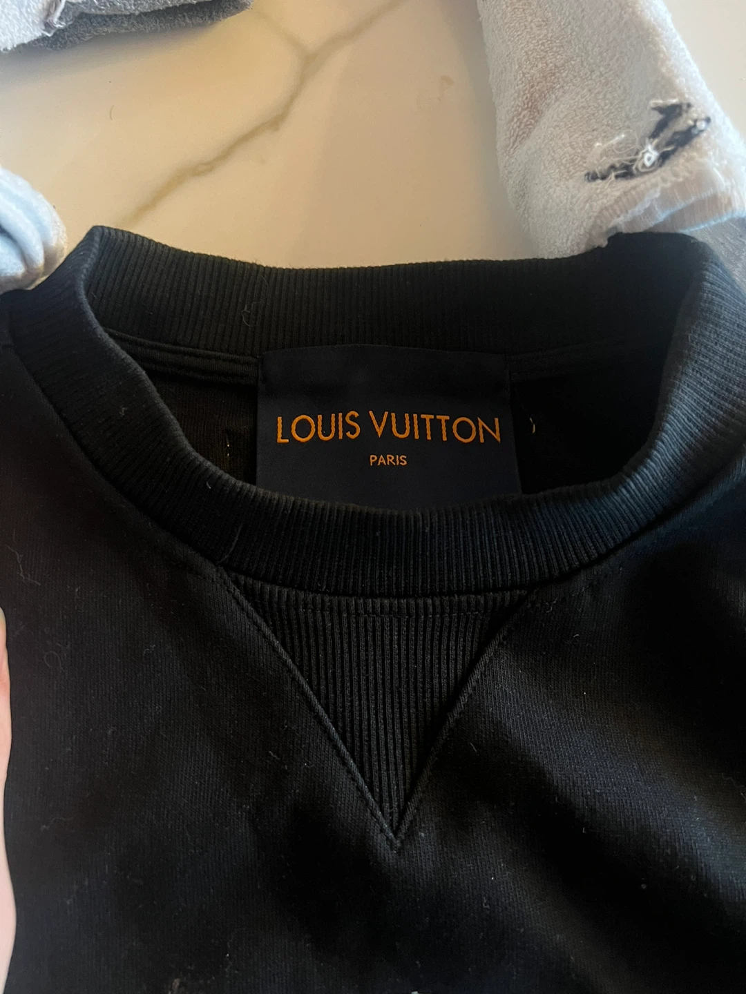 Louis Vuitton Black Embroidered Crewneck Sweater - photo 3