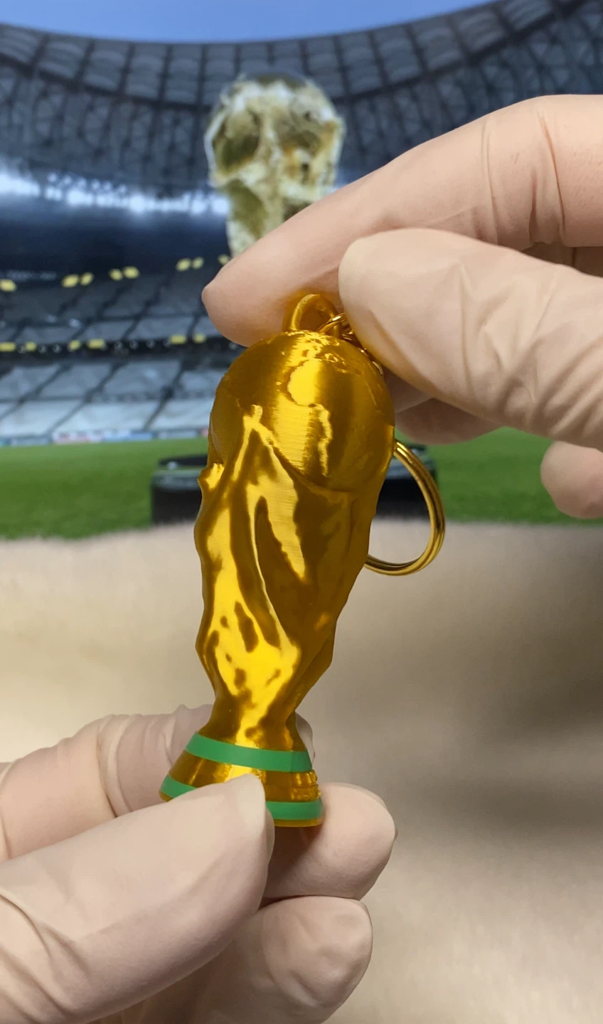 World Cup Trophy Keychain