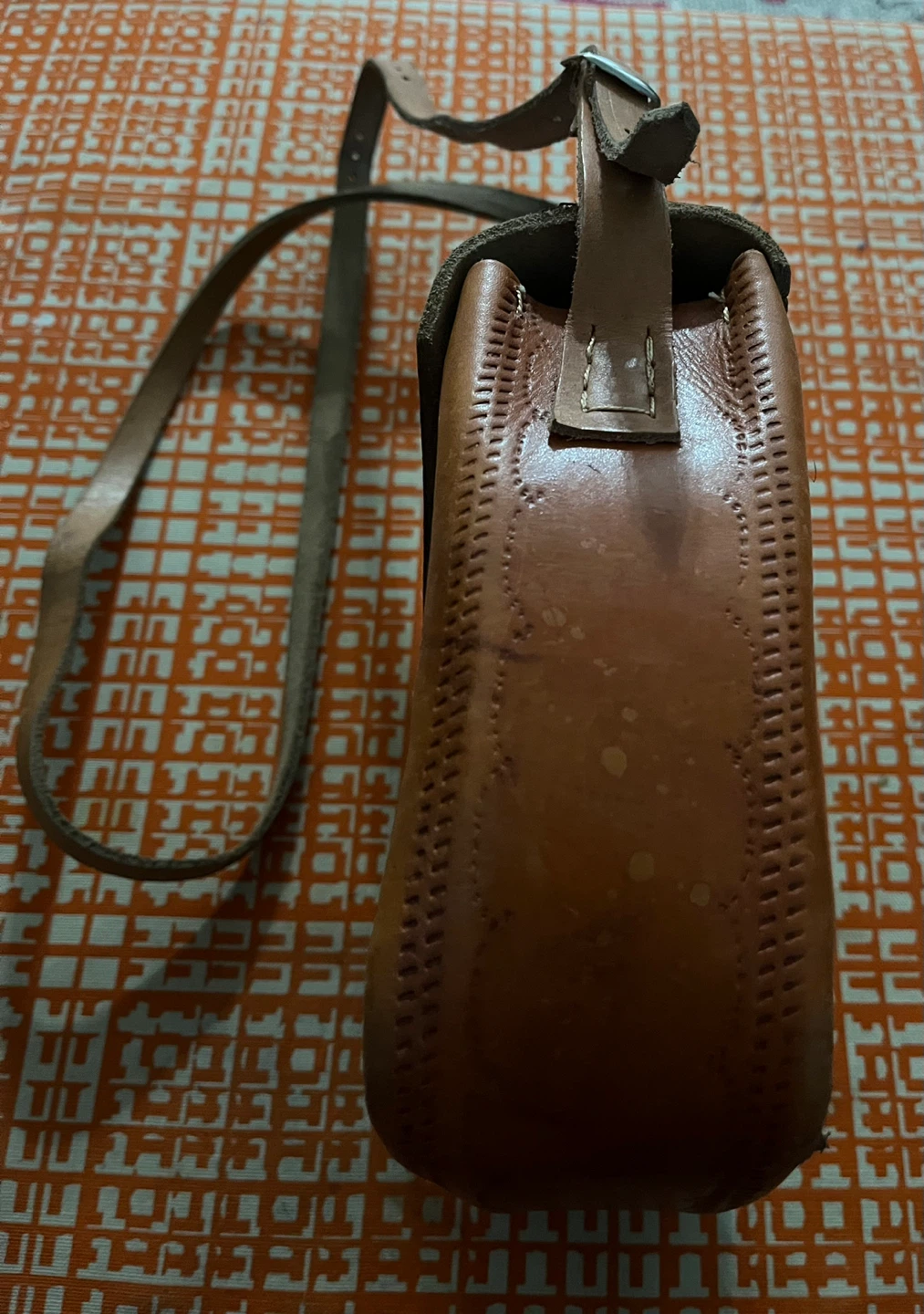 Woven and Leather Crossbody Bag - photo 3