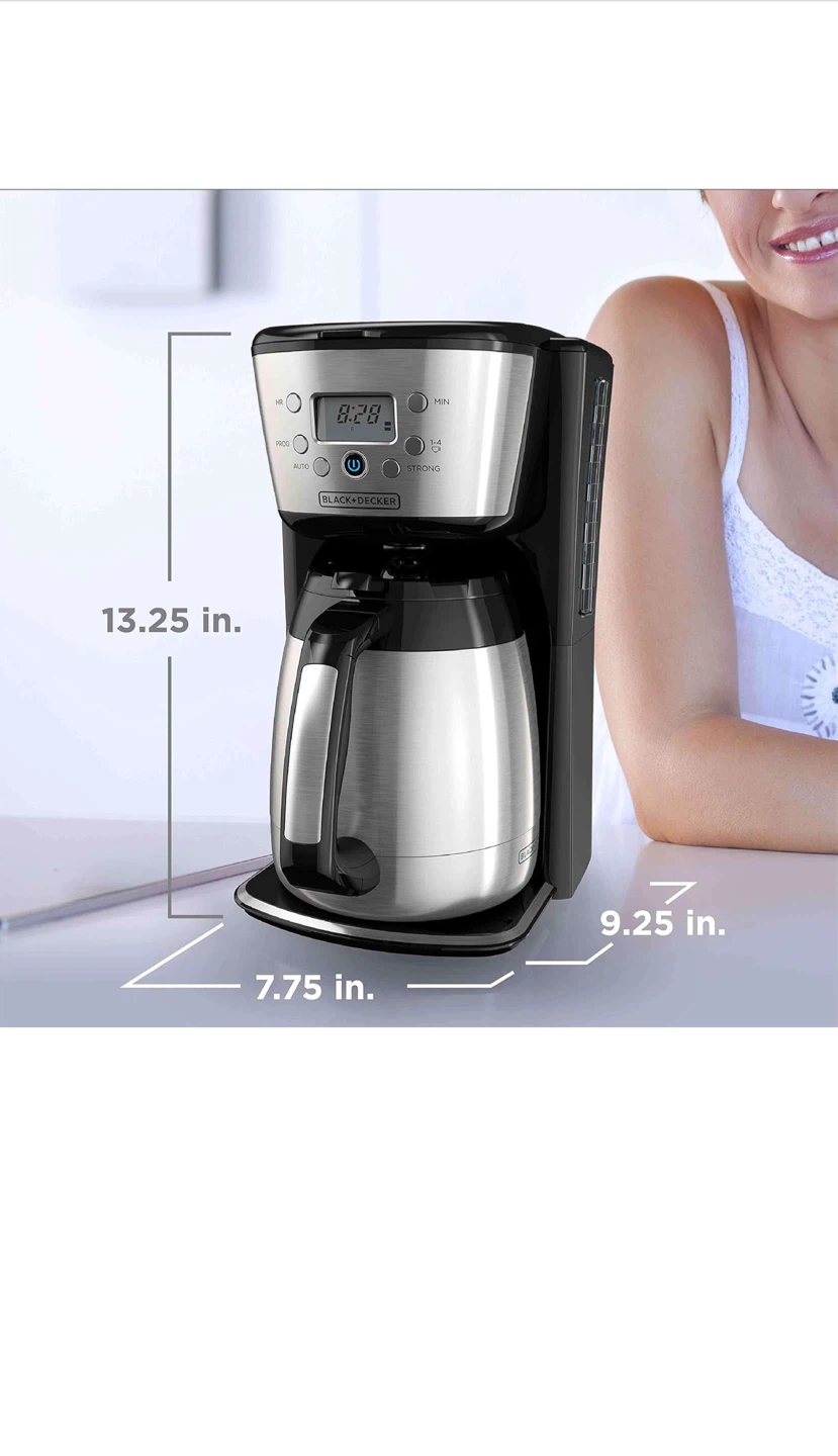 Black+Decker 12-Cup Thermal Coffee Maker - photo 4