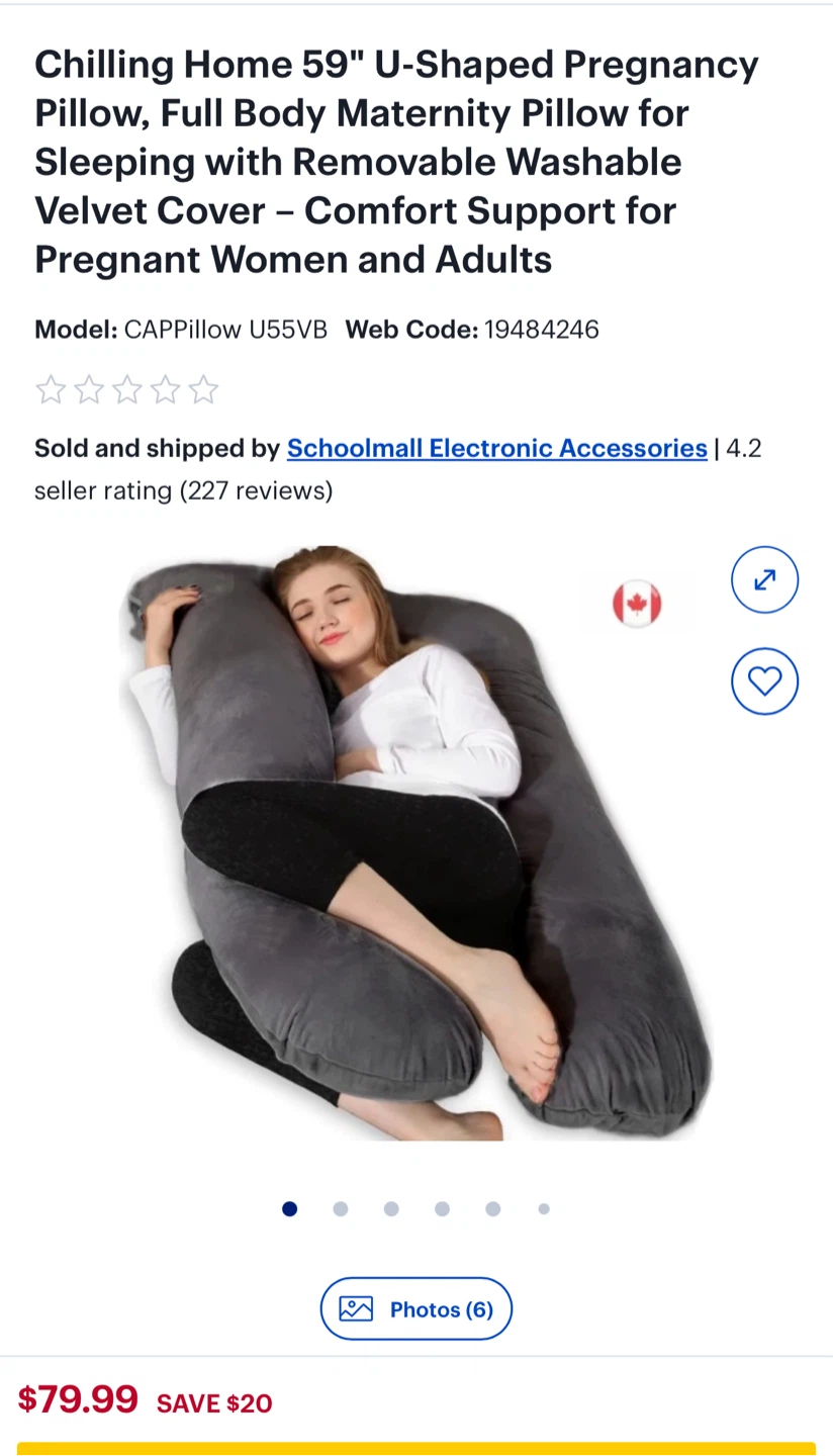 Living Basics U-Shaped Nursing Pillow - photo 5