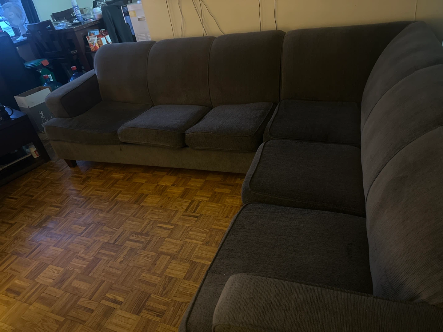 Grey Sectional Couch with Pull-Out Bed (Pending Pickup) - photo 2