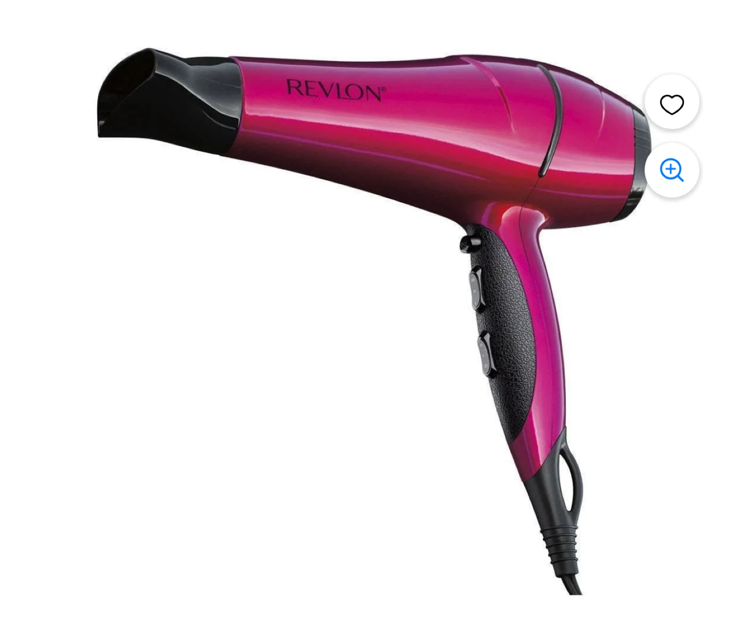 Revlon Pink Hair Dryer with Diffuser and Concentrator - photo 2