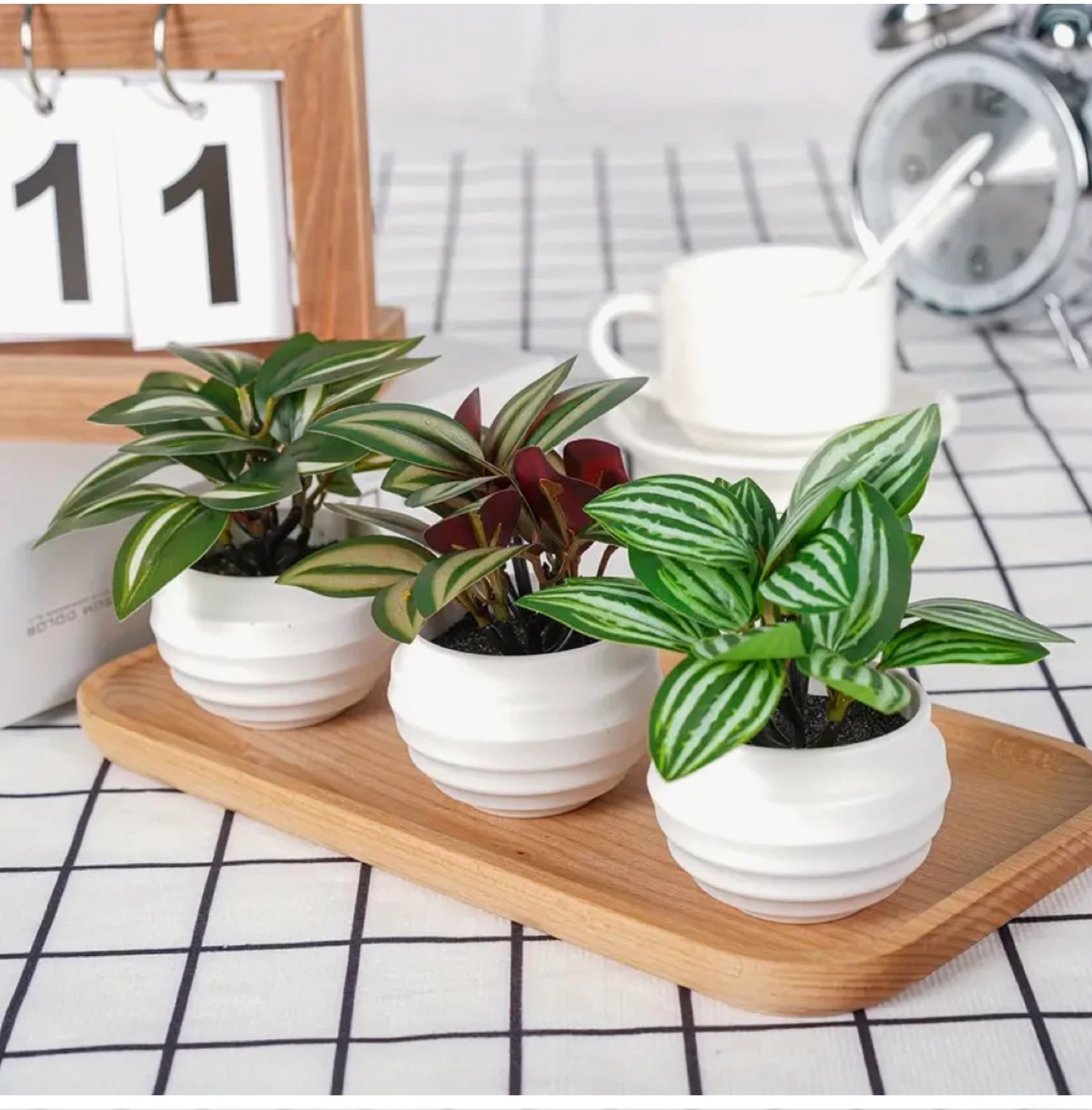 Artificial Potted Plants - Set of 3 - photo 4