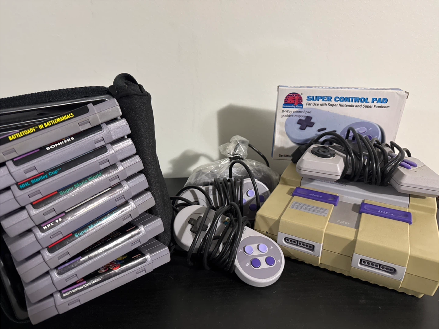 Super Nintendo Console Bundle with Games and Controller