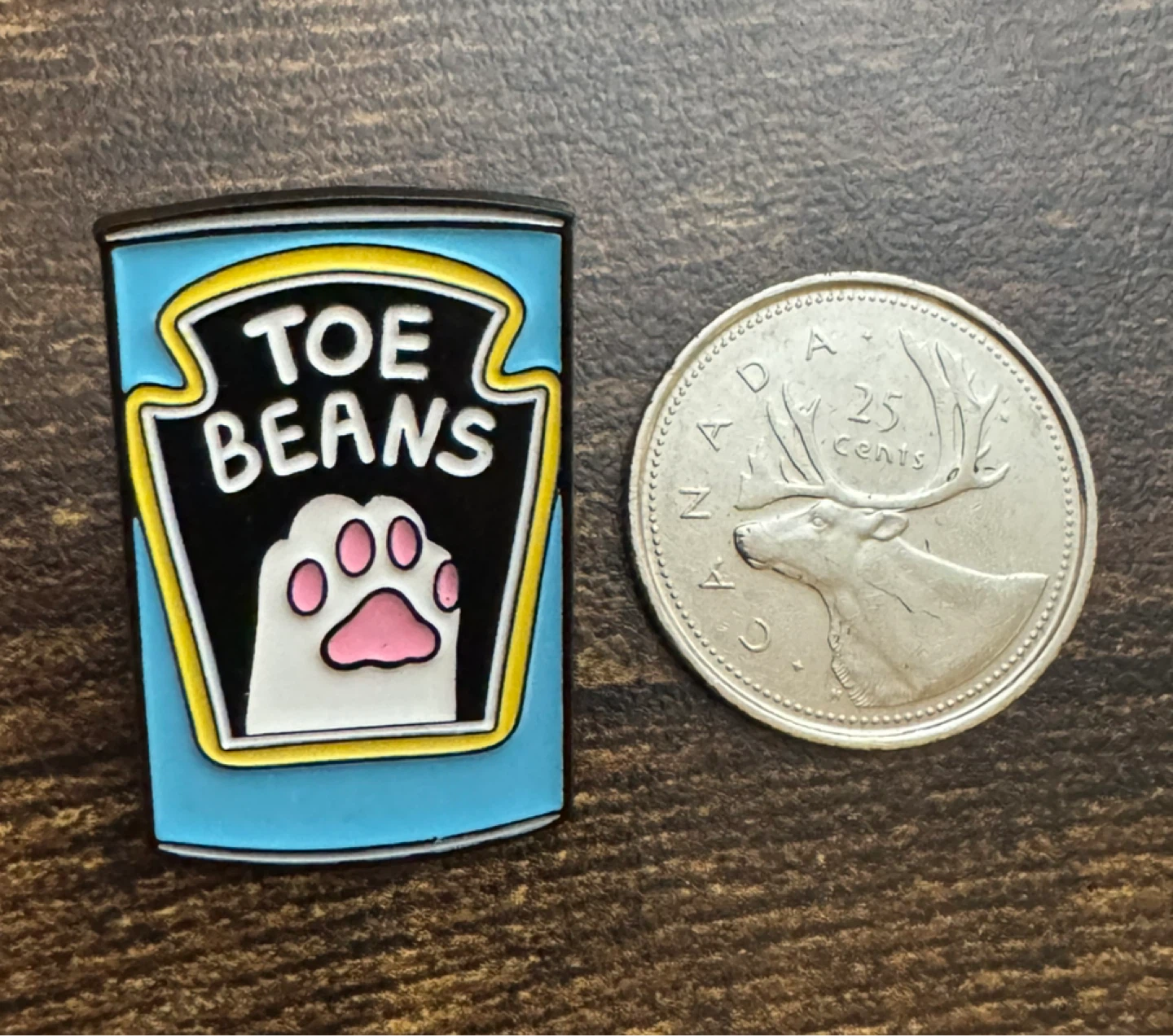 NEW Toe Beans Enamel Pin - photo 2