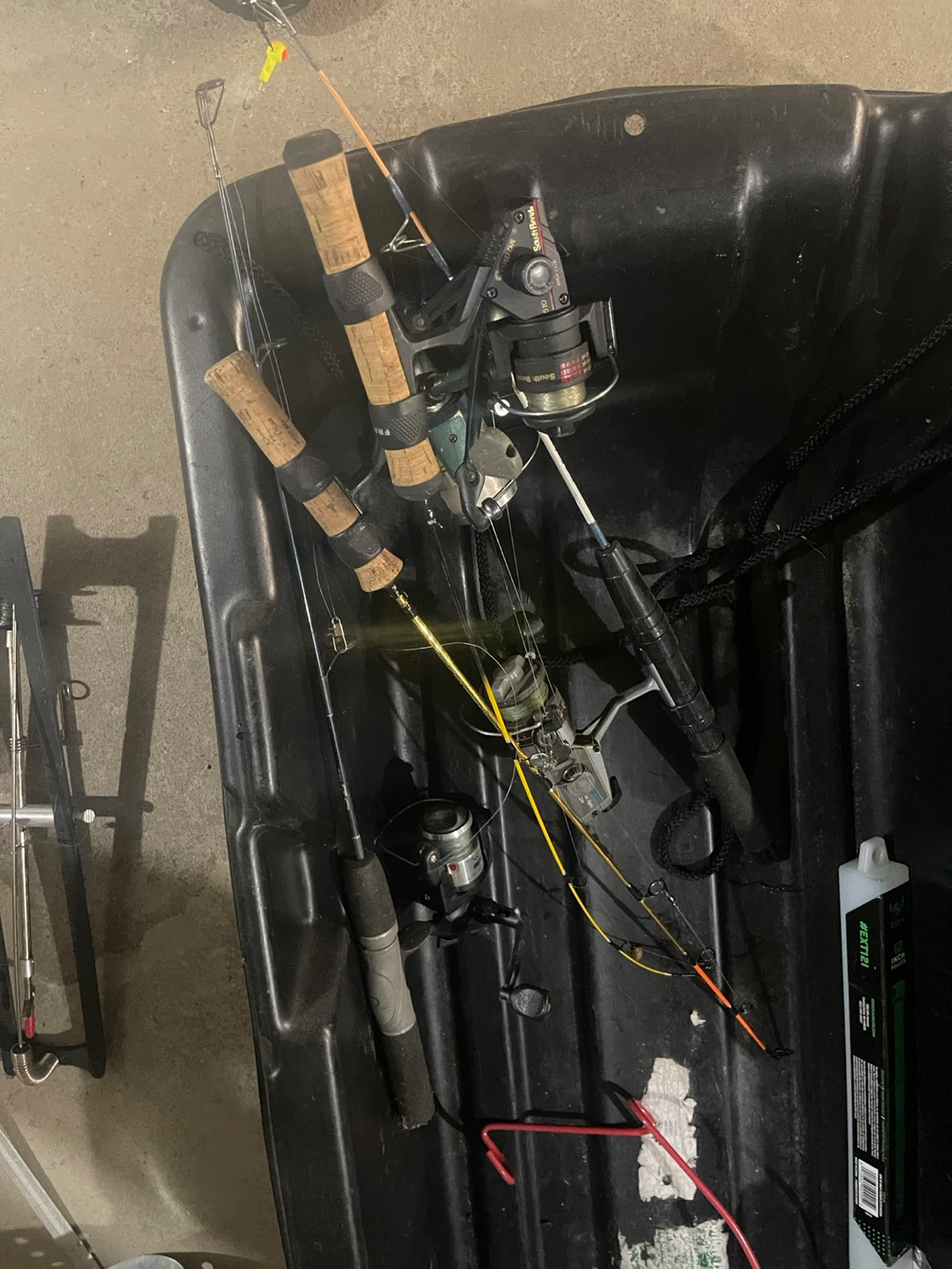 Ice Fishing Auger, Sled, Rods & Gear - photo 3