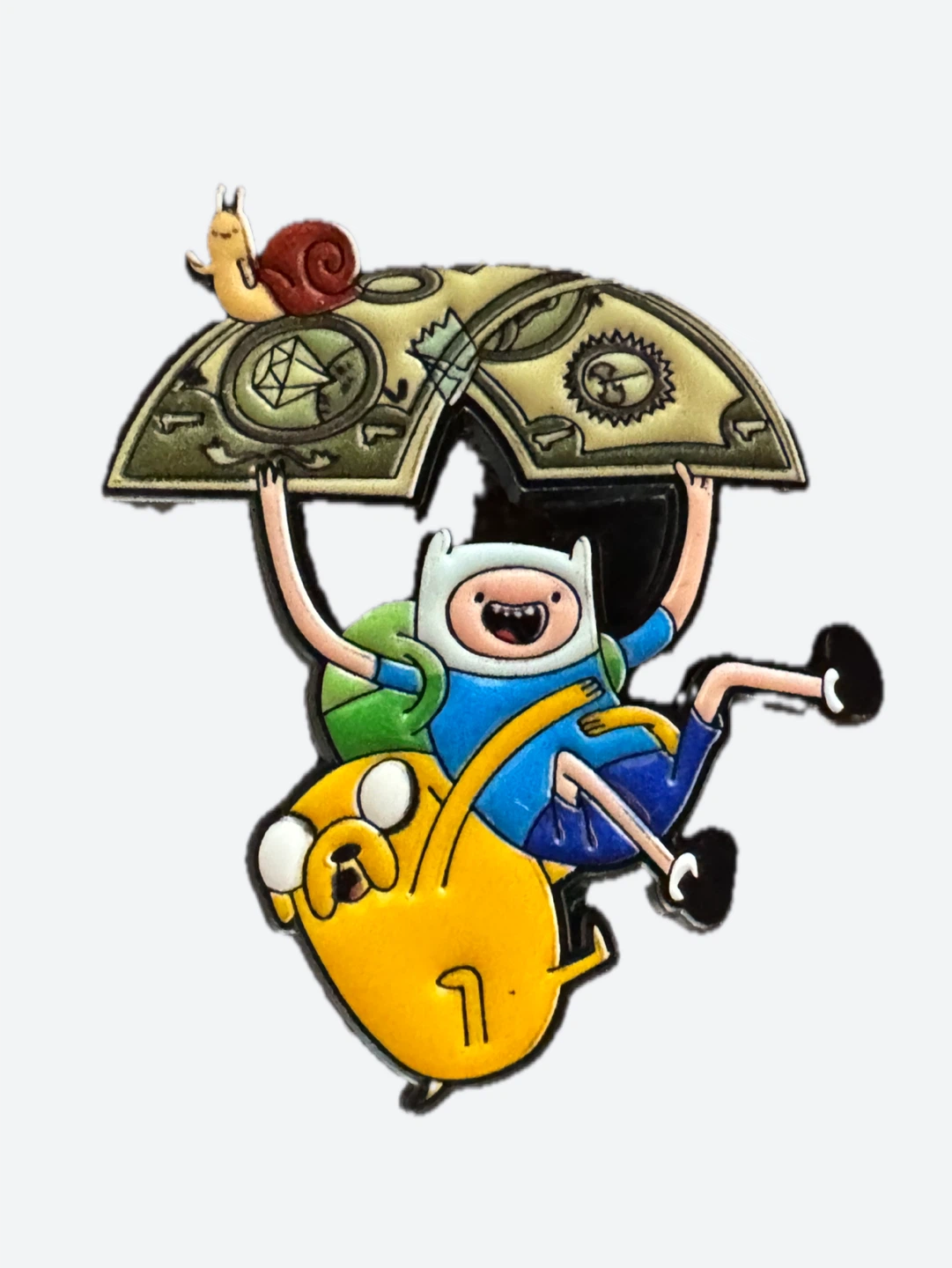 NEW Adventure Time Finn & Jake Enamel Pin and decal