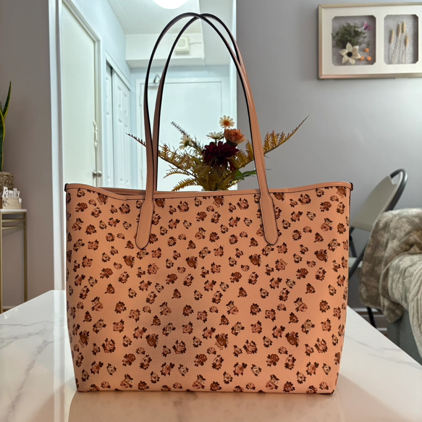 Coach Floral Print Tote Bag - photo 2