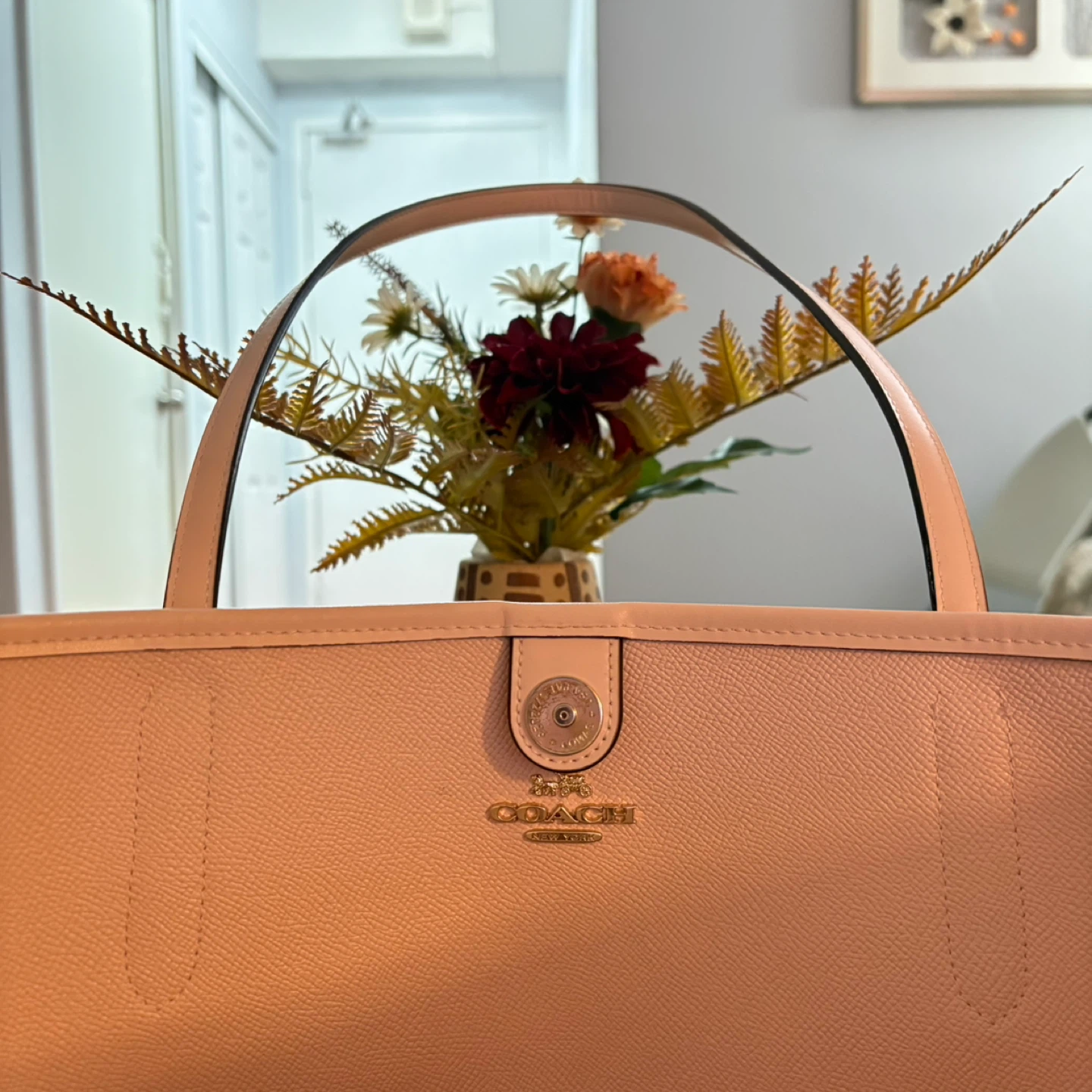 Coach Floral Print Tote Bag - photo 3
